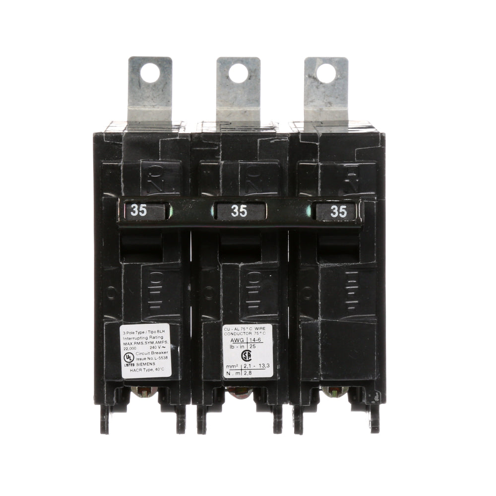 B335H - SIemens Bolt-On 35 Amp 3 Pole Circuit Breaker - Essential Electric Supply