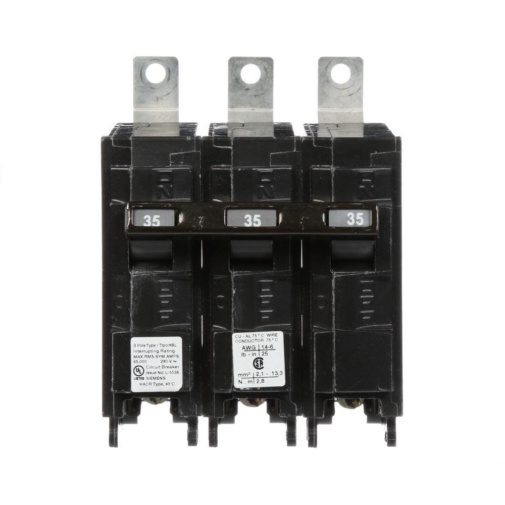 B335HH - SIemens Bolt-On 35 Amp 3 Pole Circuit Breaker - Essential Electric Supply