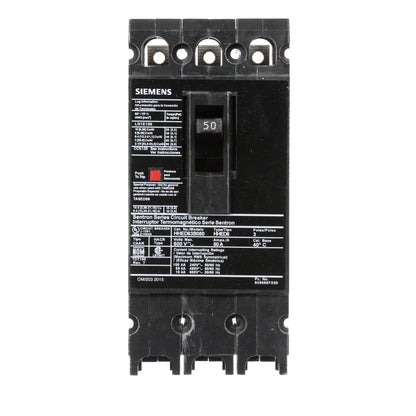 HHED63B050 - SIemens Bolt-On 50 Amp 3 Pole Circuit Breaker - Essential Electric Supply