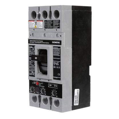 HFXD63B080 Siemens Molded Case Circuit Breaker Sentron Series 80A 600V - Essential Electric Supply