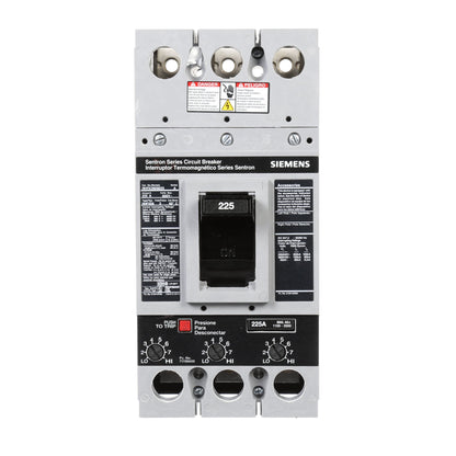 HHFXD63B225 - SIemens Bolt-On 225 Amp 3 Pole Circuit Breaker - Essential Electric Supply