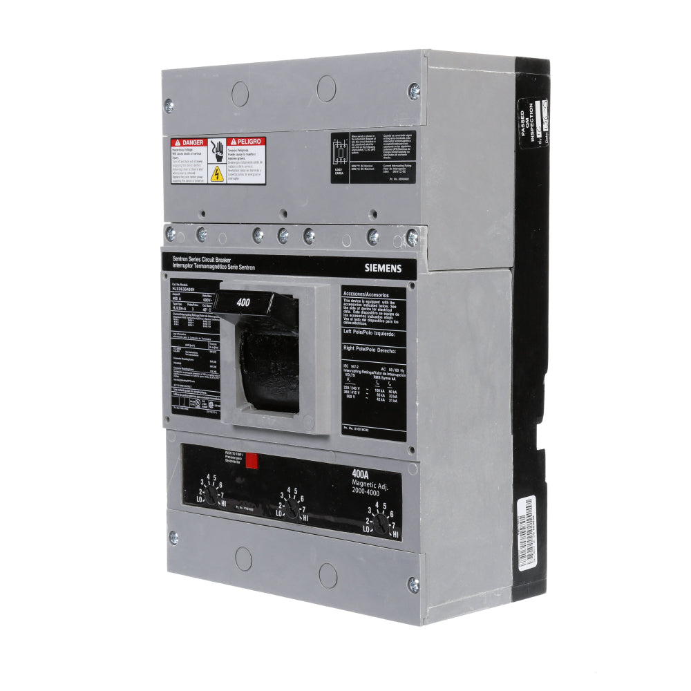 HJXD63B400H - SIemens Bolt-On 400 Amp 3 Pole Circuit Breaker - Essential Electric Supply