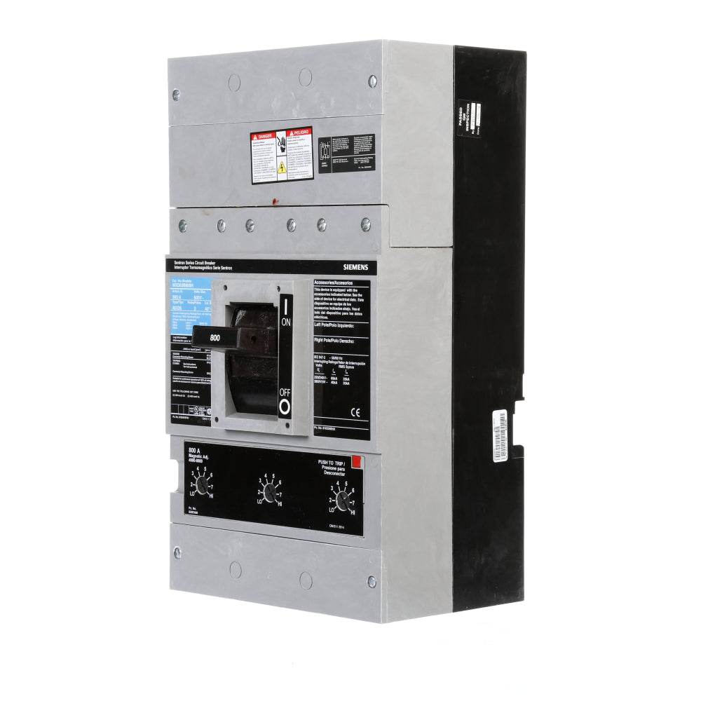 MXD63B800H - SIemens Bolt-On 800 Amp 3 Pole Circuit Breaker - Essential Electric Supply