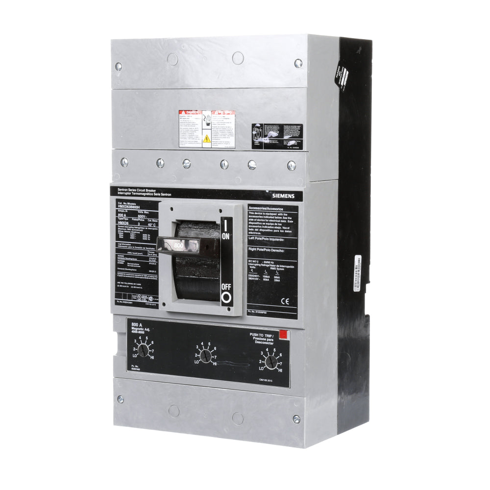 HMXD63B700 Siemens Molded Case Circuit Breaker Sentron Series 700A 600V - Essential Electric Supply
