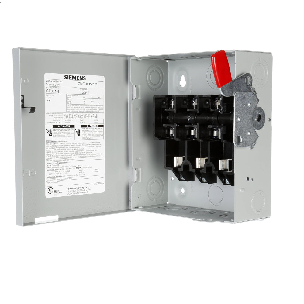 SIemens GF321N Disconnect Switch (Fusible) - Essential Electric Supply
