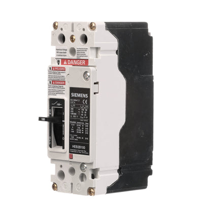HEB2B100B - SIemens Bolt-On 100 Amp 2 Pole Circuit Breaker - Essential Electric Supply