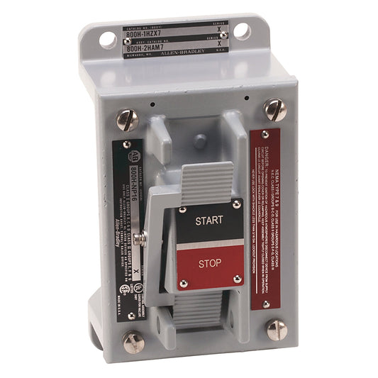 Allen-Bradley 800H-2HAM7 Motor Control Part And Accessory Pushbuttons | Compatible Frames THJK