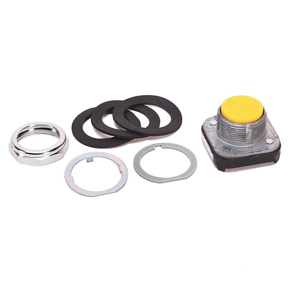 Allen-Bradley 800T-A9 Push Button | Momentary Flush Head Yellow 800T Series