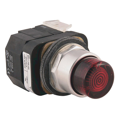 Allen-Bradley 800T-PB16A Automation | 30mm Illuminated Amber Push Button 120V AC 1NO/1NC