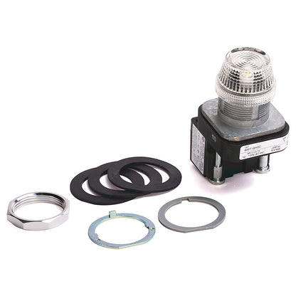 Allen-Bradley 800T-QH2A LED Pilot Light | 30mm 12-130V AC/DC Amber Lens 800T