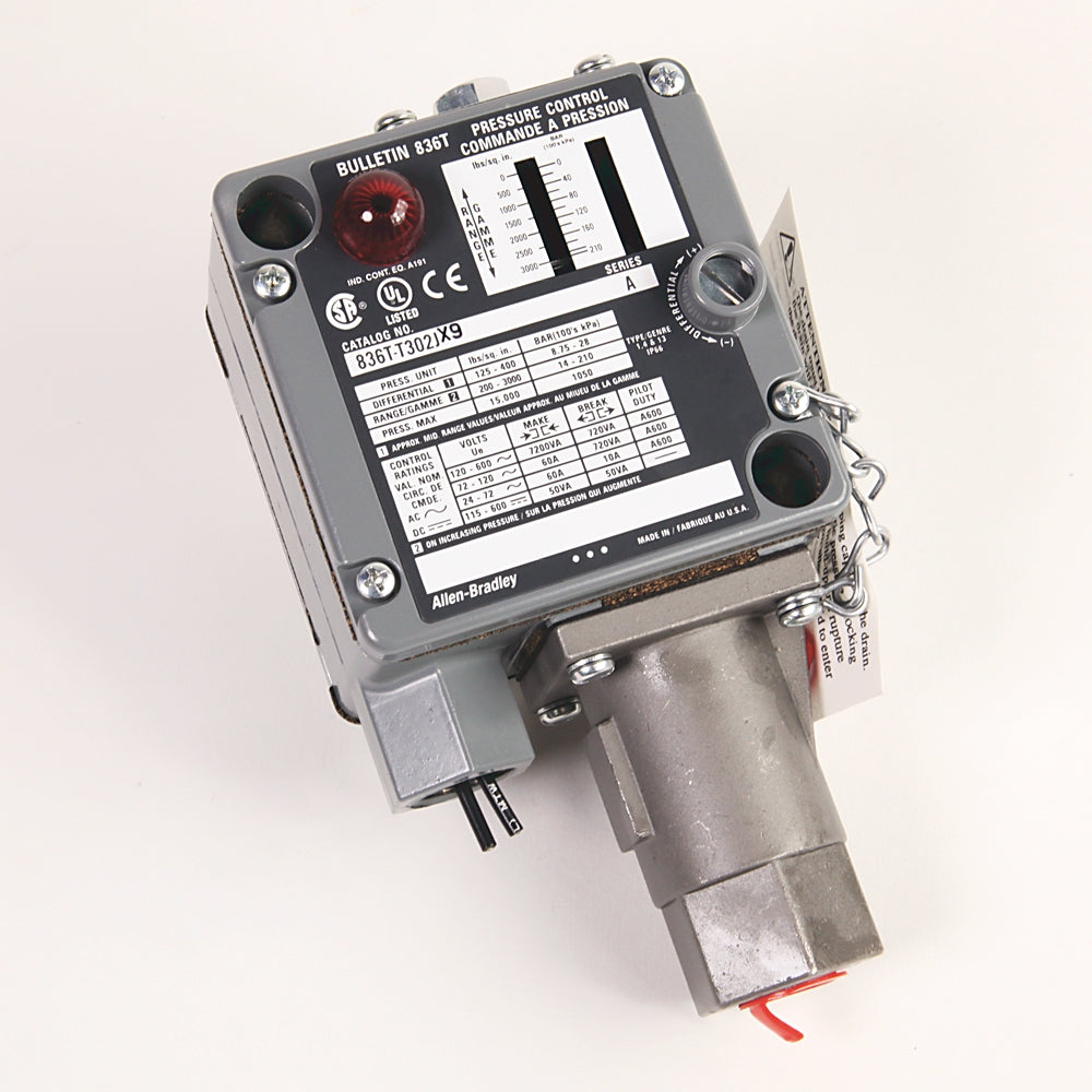 Allen-Bradley 836T-T302J Automation Switch | Piston Without Seal 200-3000 psi