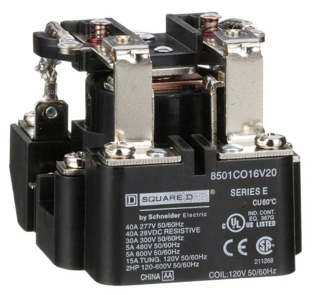 Square D 8501CO16V20 Motor Control Relays Class 8501
