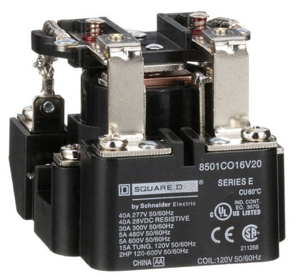 Square D 8501CO16V20 Motor Control Relays Class 8501