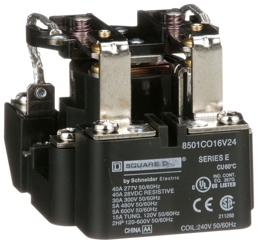 Square D 8501CO16V24 Motor Control Relays Class 8501