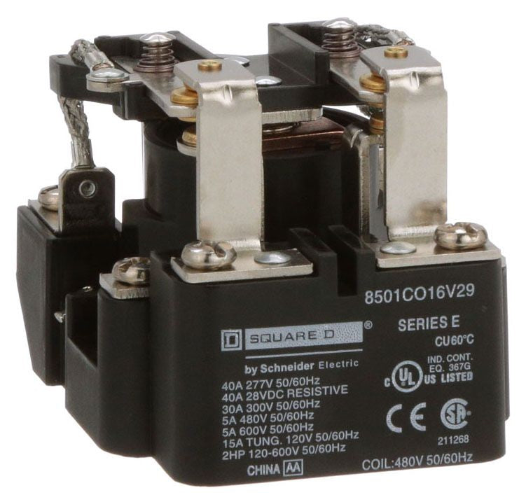 Square D 8501CO16V29 Motor Control Relays Class 8501