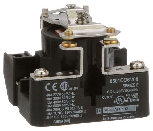 Square D 8501CO6V08 Motor Control Part And Accessory | 600V 1200A 3P 3Pole 50kA@480V Bolt-On LSI Solid State