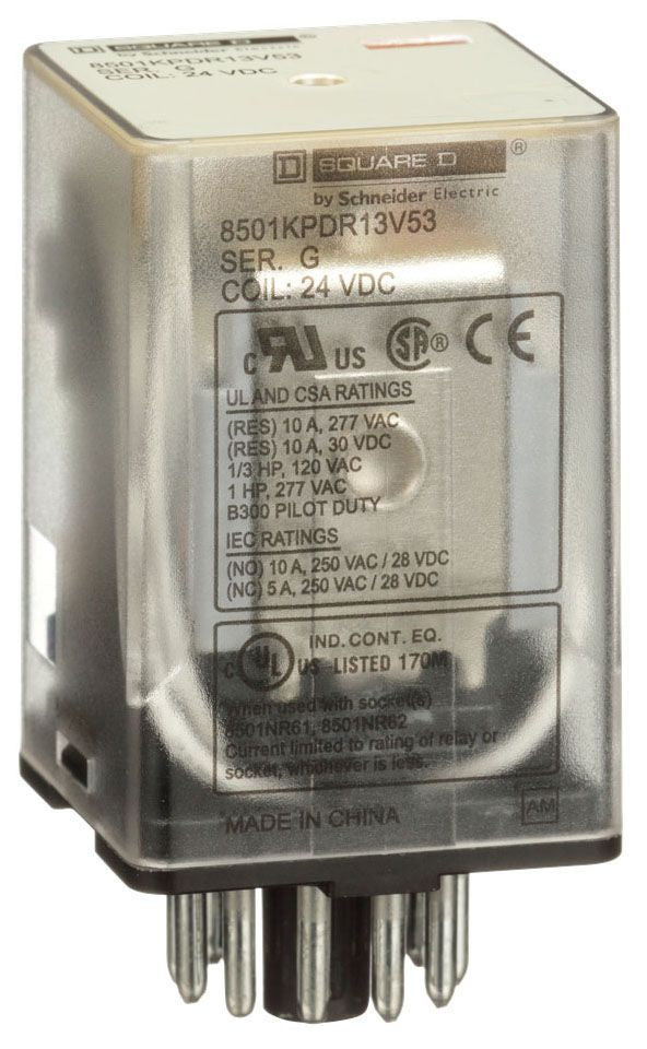 Square D 8501KPDR13V53 Motor Control Part And Accessory Relays