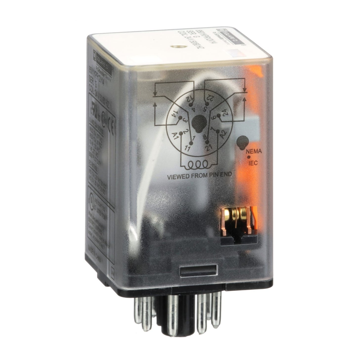 Square D 8501KPR12V14 Motor Control Relays Class 8501