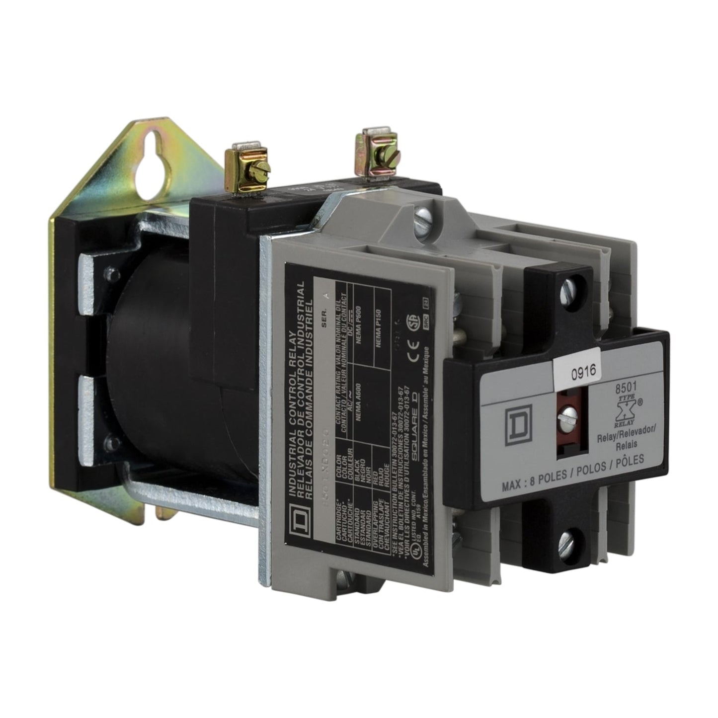 Square D 8501XDO40V54 Motor Control Relays Class 8501