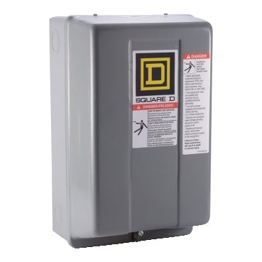 8502SAG12V02S Square D Class 8502 Contactor 3 pole 3 phase 6V 9A 110V coil - Essential Electric Supply