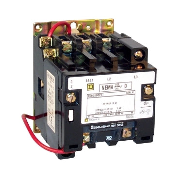 8502SBO2V08 Square D Class 8502 Contactor 600V 18A 208V Coil - Essential Electric Supply