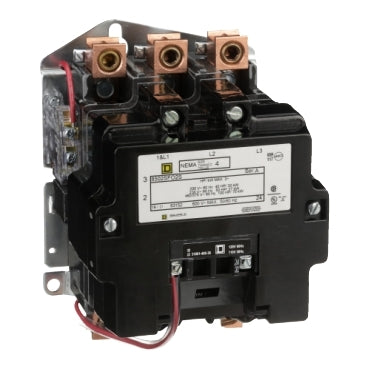8502SFO2V02S Square D Class 8502 Contactor 600V 135A 120V Coil - Essential Electric Supply
