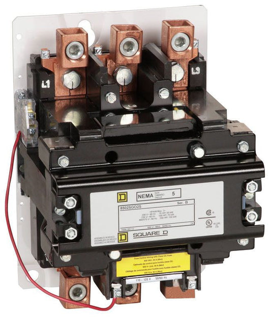 Square D 8502SGO2V02S Contactor | 3P 3PH 600V 270A 110V Class 8502
