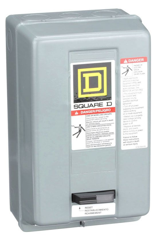 8536SBG2V03 Square D Class 8536 Motor Starter 600V 18A 3 Pole Nema 0 240V Cloil - Essential Electric Supply