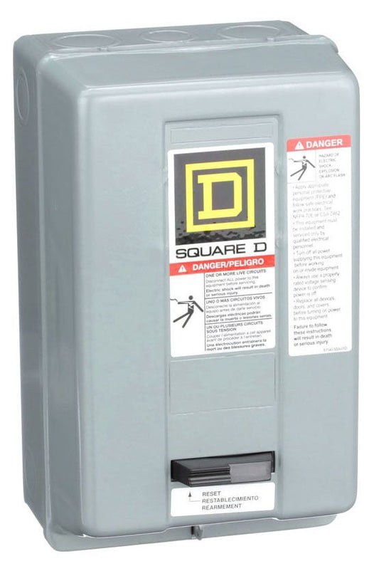 8536SBG2V03 Square D Class 8536 Motor Starter 600V 18A 3 Pole Nema 0 240V Cloil - Essential Electric Supply