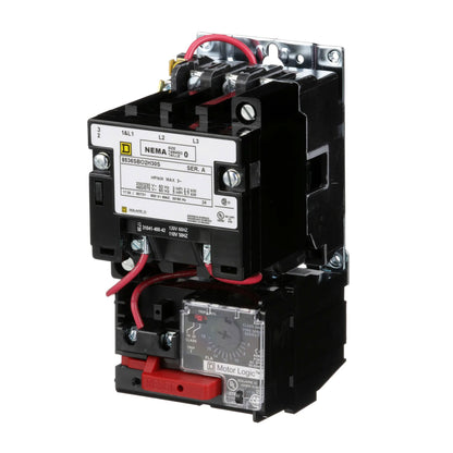 Square D 8536SBO2V02H30S Motor Starter | 3P 3Ph 600V 18A 110V Coil Class 8536