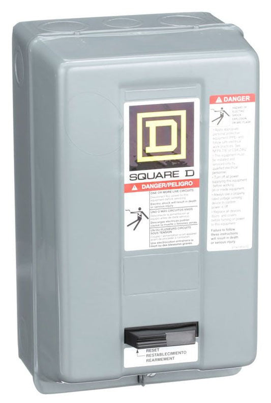 8536SCG3V06 Square D Class 8536 Motor Starter 600V 27A 3 Pole Nema 1 480V Cloil - Essential Electric Supply
