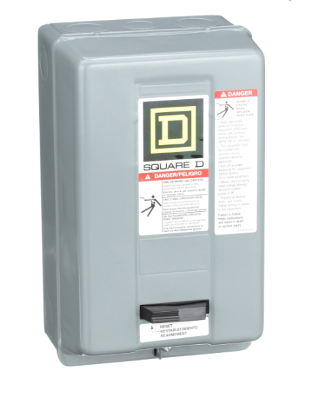 8536SCG3V08 Square D Class 8536 Motor Starter 3 pole 3 phase 600V 27A - Essential Electric Supply