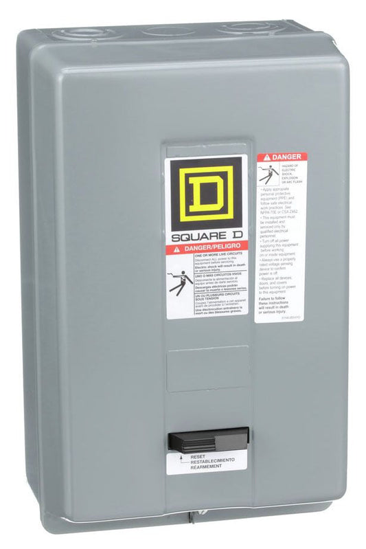 8536SDG1V02S Square D Class 8536 Motor Starter 600V 45A 3 Pole Nema 2 120V Cloil - Essential Electric Supply