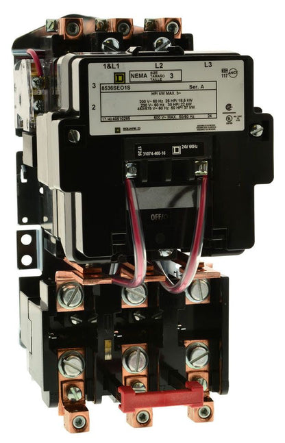 8536SEO1V03 Square D Class 8536 Motor Starter 600V 90A 3 Pole Nema 3 240V Cloil - Essential Electric Supply