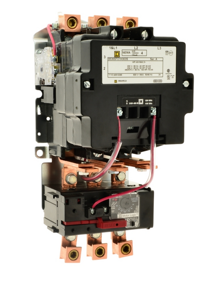 8536SFG1V02S Square D Class 8536 Motor Starter 3 pole 3 phase 600V 135A 110V coil - Essential Electric Supply