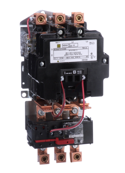 8536SFO1V02H30S Square D Class 8536 Motor Starter 3 pole 3 phase 600V 135A 110V coil - Essential Electric Supply