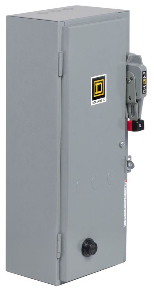 Square D 8539SCG44V02S Motor starter controls | NEMA Size 1 27A 3-phase 120VAC coil 8539
