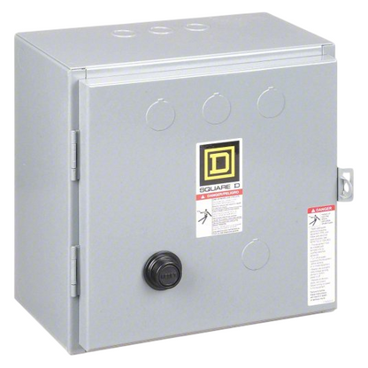 Square D 8736SCG8V02S Motor Starter 3 pole 3 phase 600V 27A 110V coil Class 8736