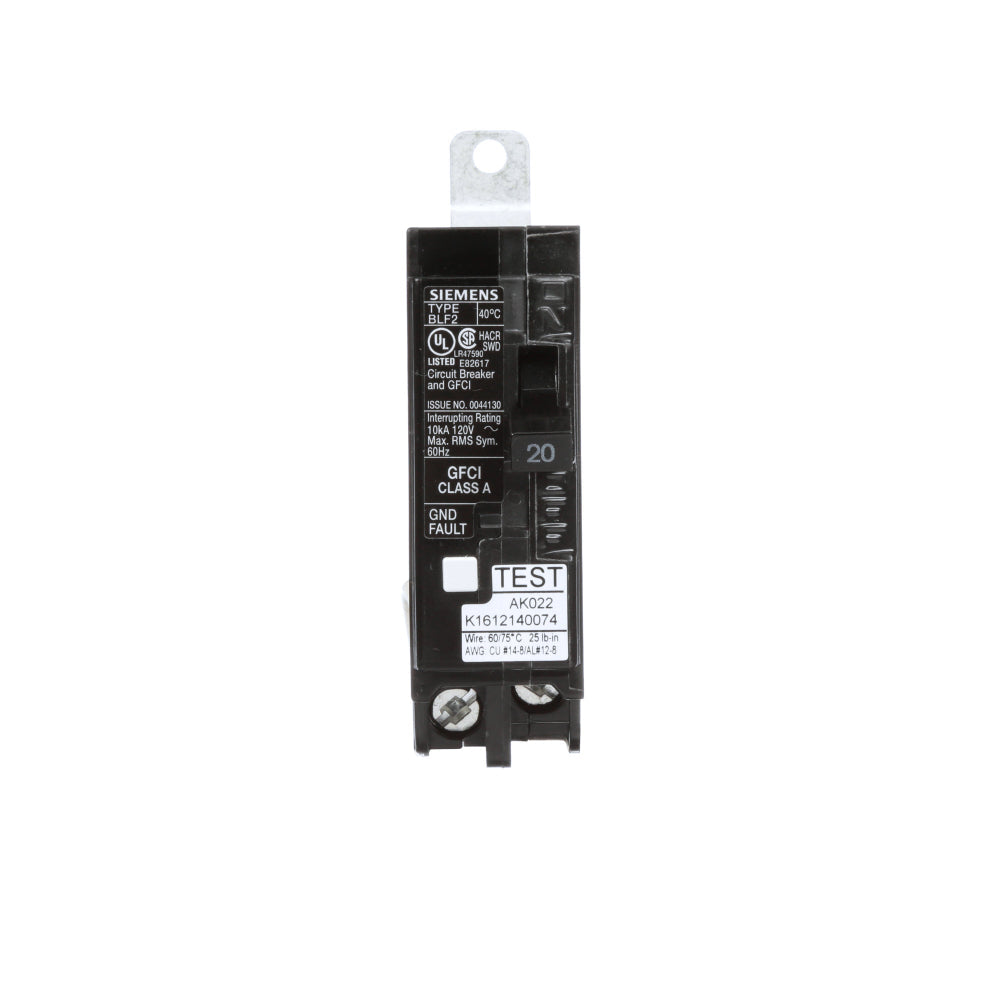 BF120A - SIemens Bolt-On 20 Amp 1 Pole Circuit Breaker - Essential Electric Supply