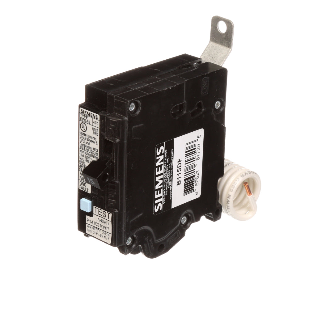 B115DF - SIemens Bolt-On 15 Amp 1 Pole Circuit Breaker - Essential Electric Supply