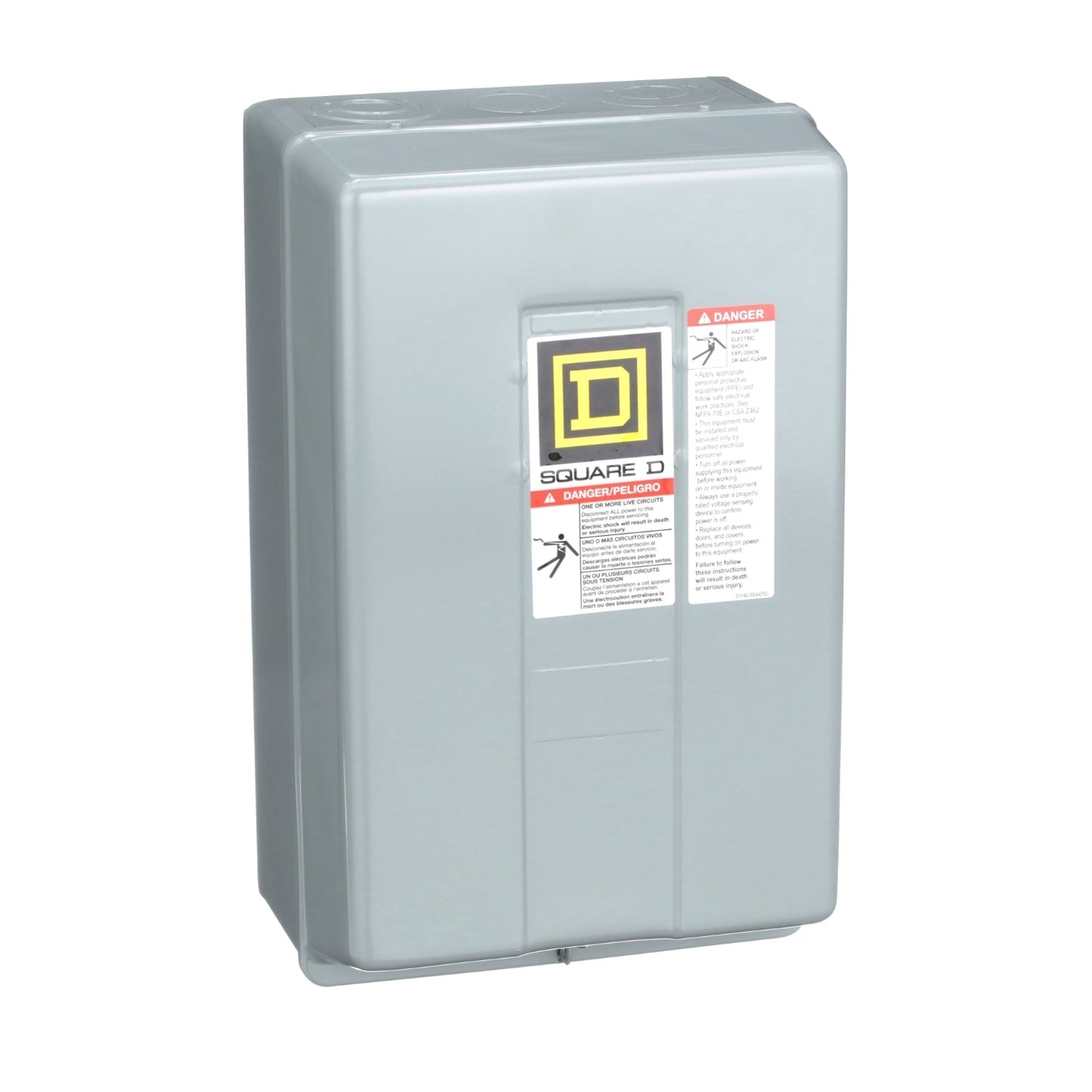 8903LG40V02 Square D Class 8903 Contactor 4 pole 3 phase 600V 30A 110V coil - Essential Electric Supply