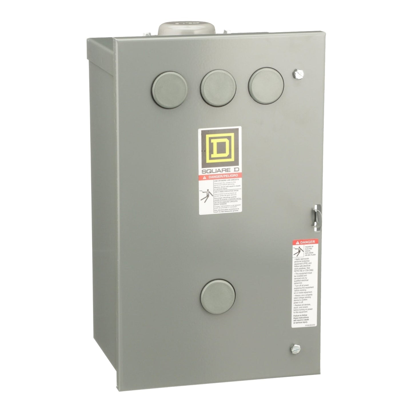 Square D 8903LH20V02 Contactor 2 pole 1 phase 600V 30A 110V coil Class 8903