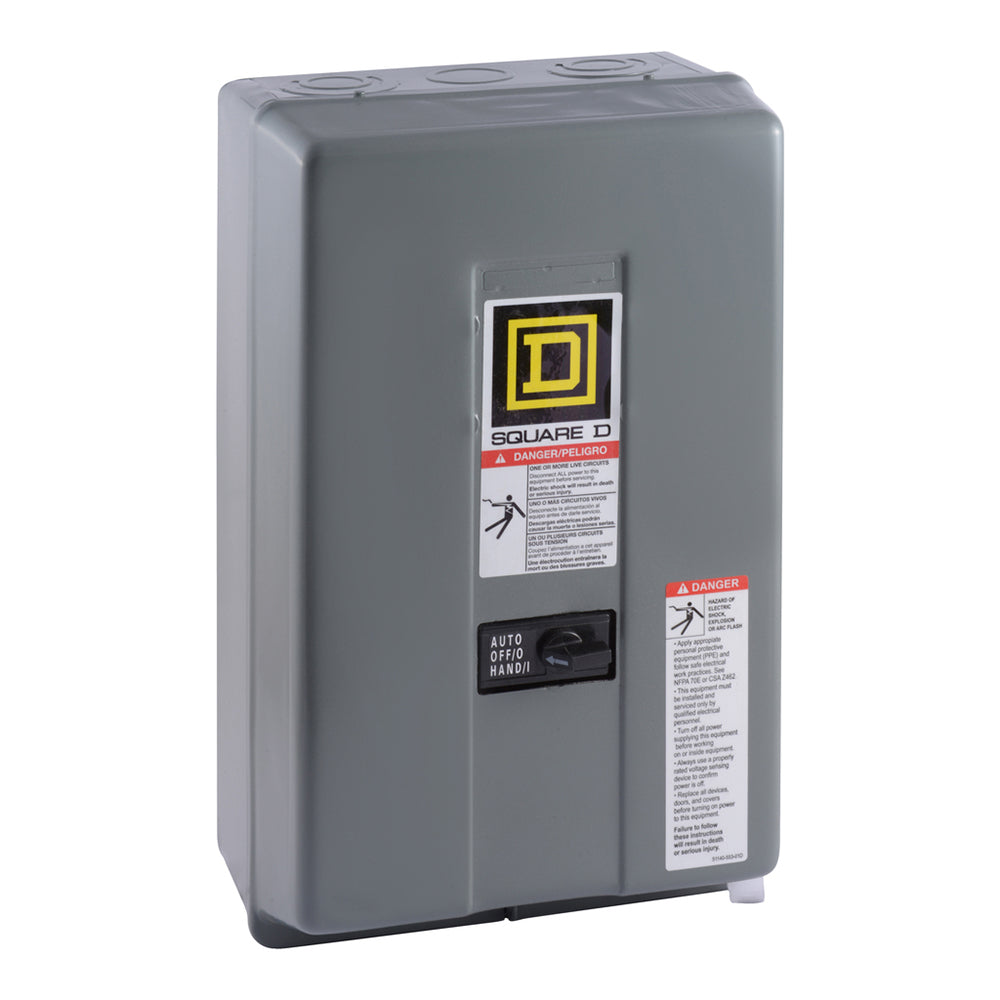 Square D 8903LXG80V02CR6 Contactor | 8 Pole 3 Phase 600V 30A 110V Coil Class 8903