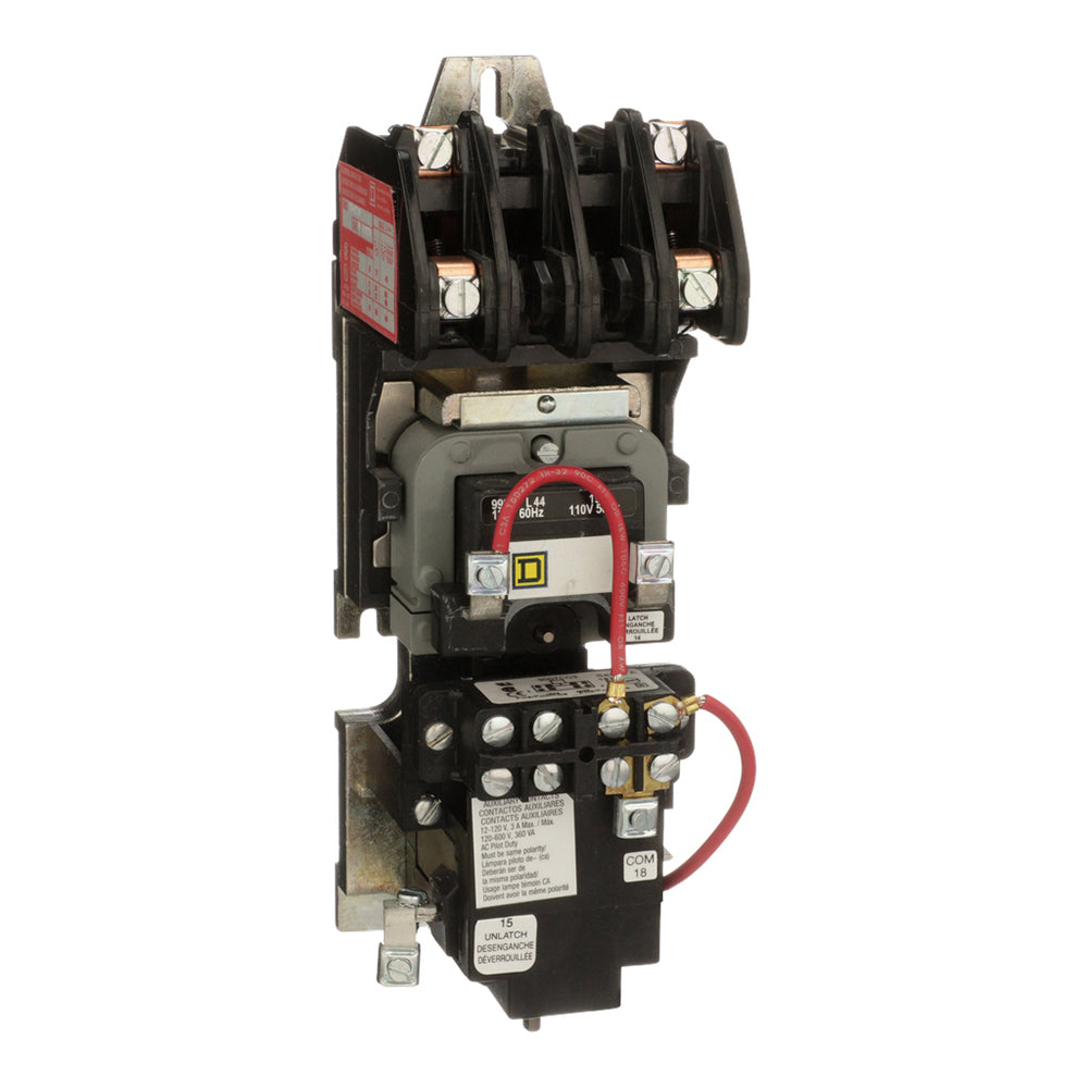Square D 8903LXO20V02 Contactor | 2P 1P 600V 30A 110V Class 8903