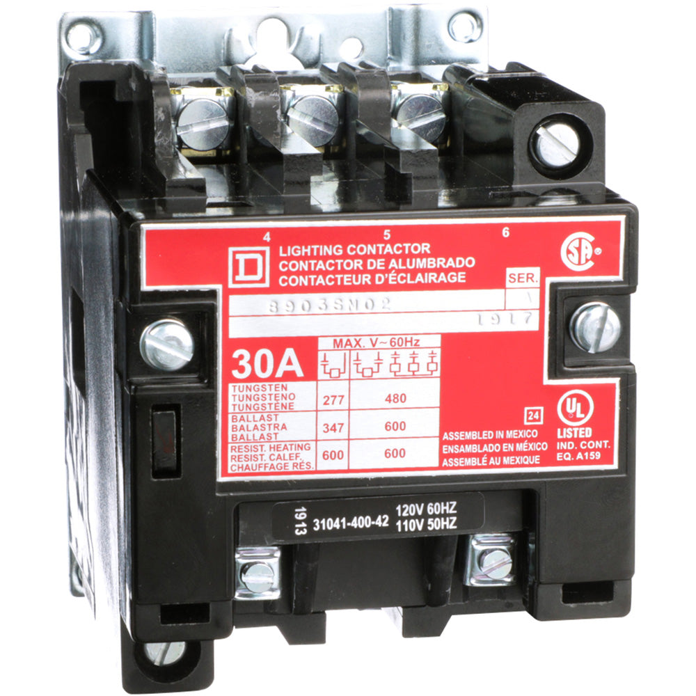 Square D 8903SMO2V02 Contactor | 3P 3PH 30A Class 8903