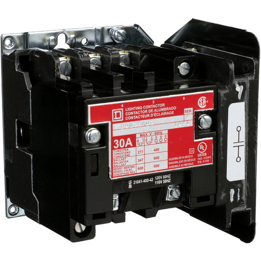 Square D 8903SMO3V02 Contactor | 4 pole 3 phase 600V 30A Type S