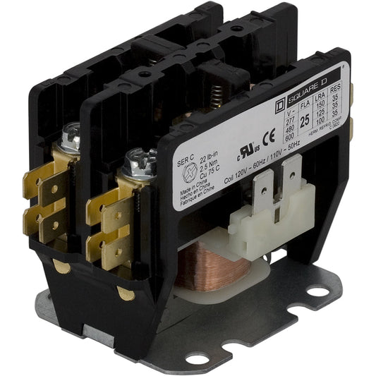 Square D 8910DP11V04 Contactor | 1P 1Ph 600V 20A 100kA@480V