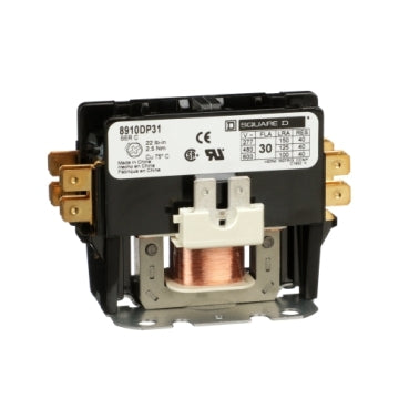 8910DP31V04 Square D Class 8910 Contactor 600V 30A 277V Coil - Essential Electric Supply