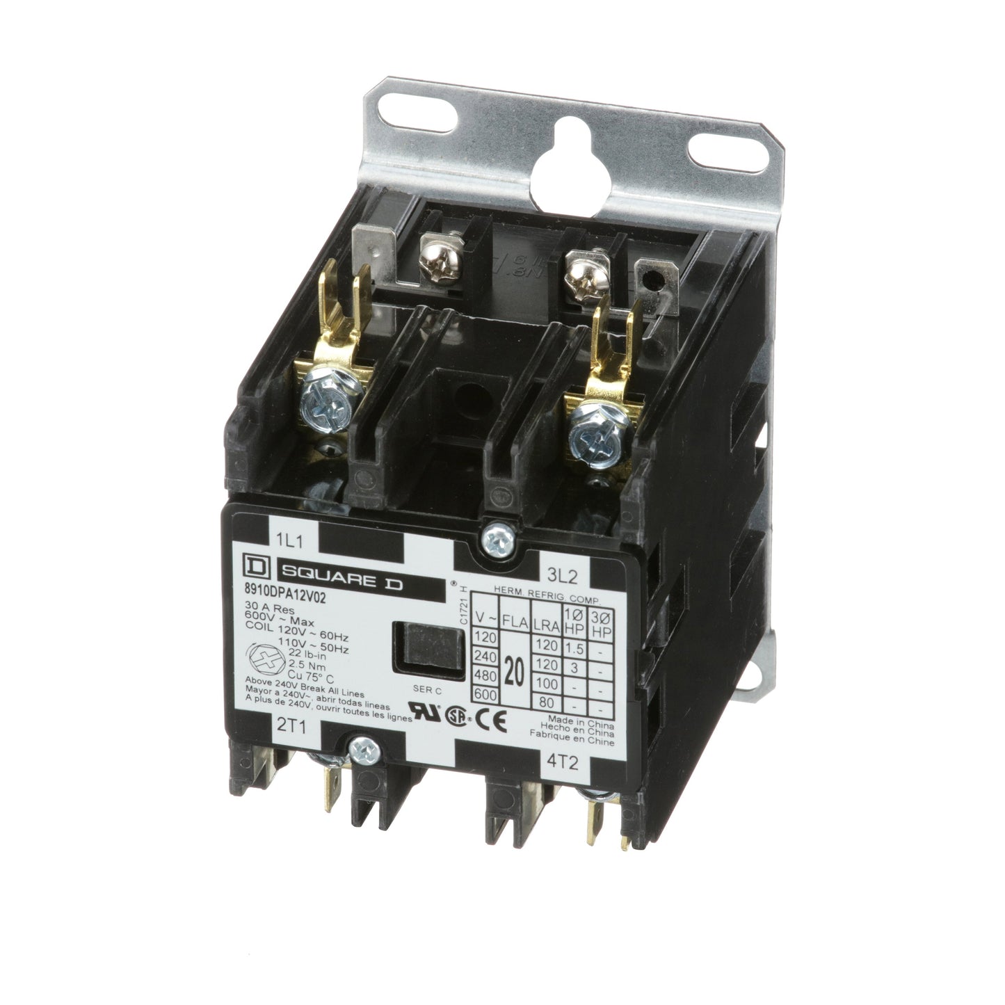 Square D 8910DPA12V02 Motor Control | Class 8910 DPA 600V 20A