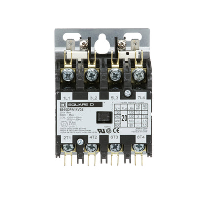 Square D 8910DPA14V02 Motor Control | Class 8910 DPA 600V 20A